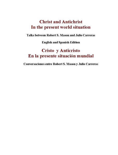 File:Carreras, Julio - Christ and Antichrist in the present world-wide scene.pdf