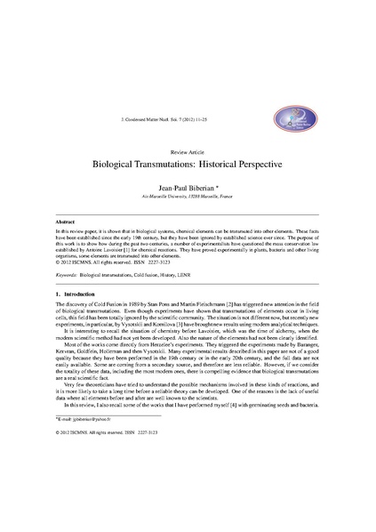 File:Biberian Jean-Paul - Biological transmutations - historical perspective.pdf