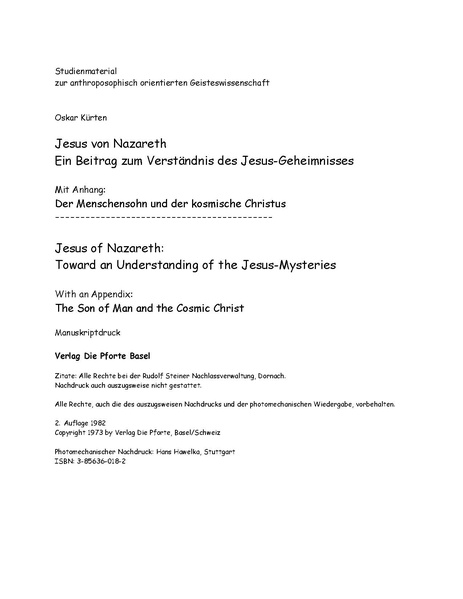 File:Kuerten Oskar - Jesus of Nazareth - Toward an understanding of the Jesus Mysteries - translated by Phil Owenby.pdf